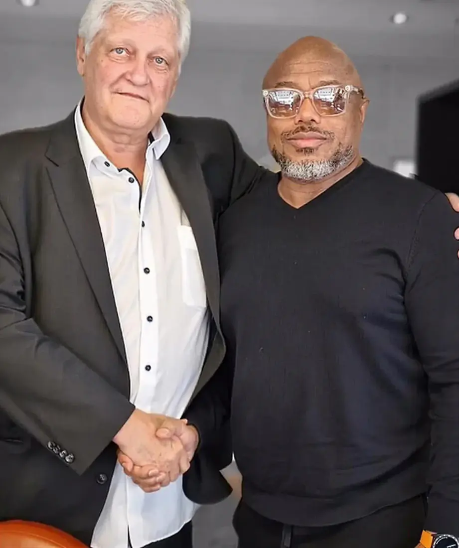 Randy Jackson with Dieter Wiesner