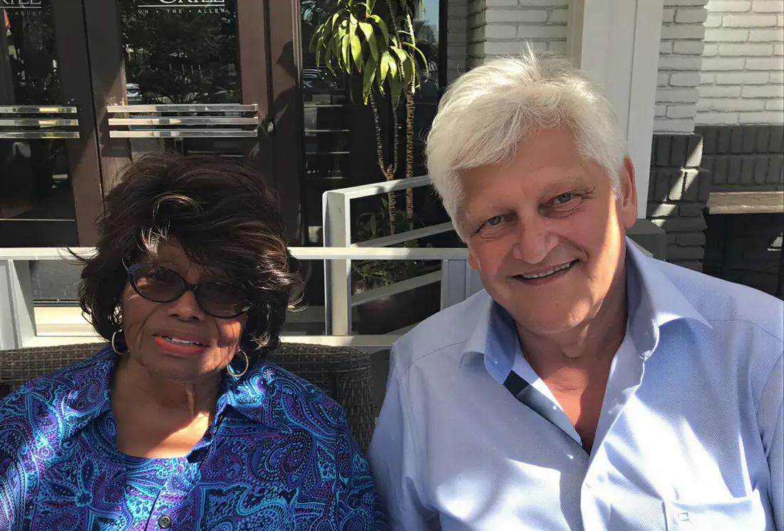 Katherine Jackson with Dieter Wiesner
