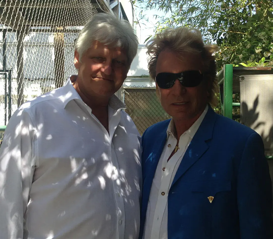 Siegfried with Dieter Wiesner