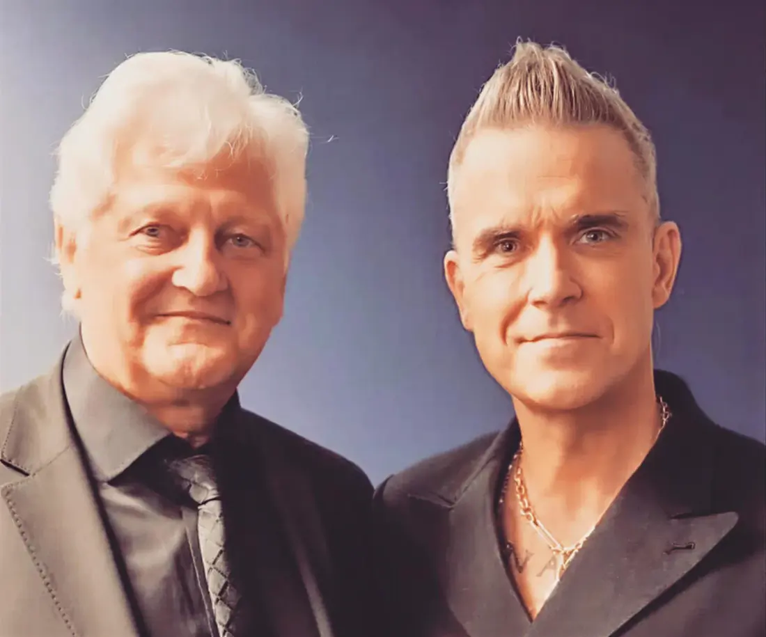 Robbie Williams with Dieter Wiesner