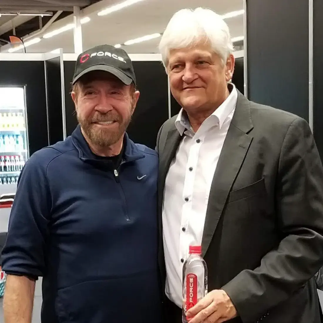 Chuck Norris with Dieter Wiesner