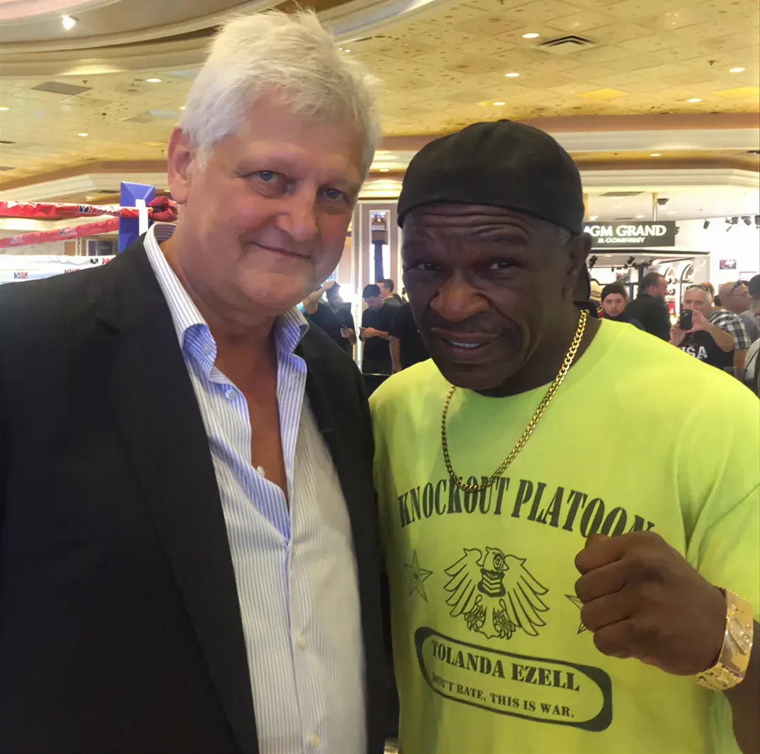 Floyd Mayweather Sr. with Dieter Wiesner