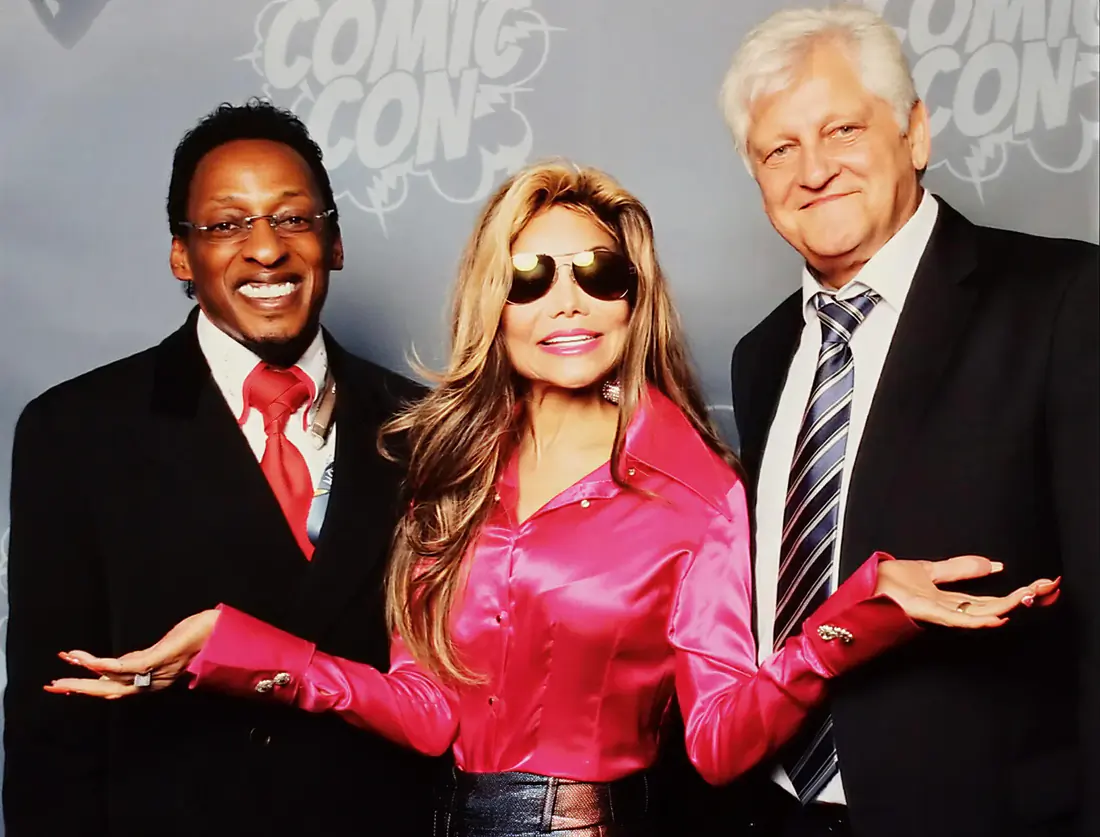 LaToya Jackson with Dieter Wiesner