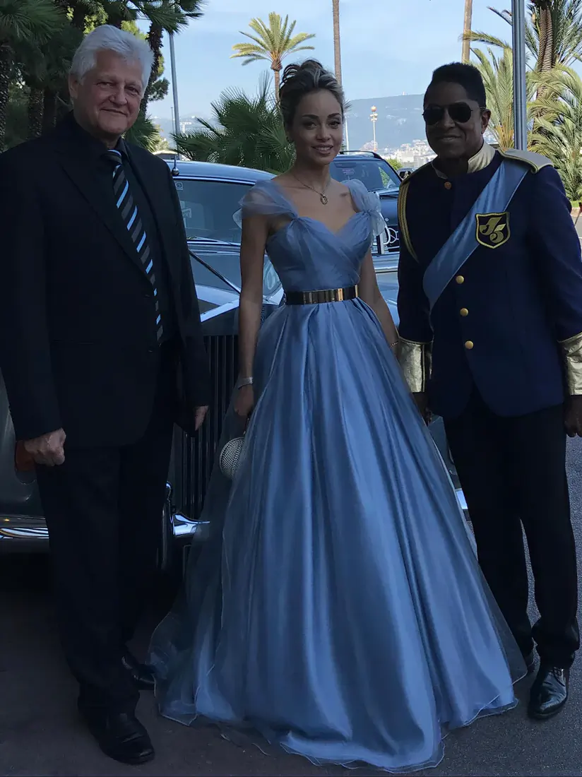 Jermaine Jackson with Dieter Wiesner