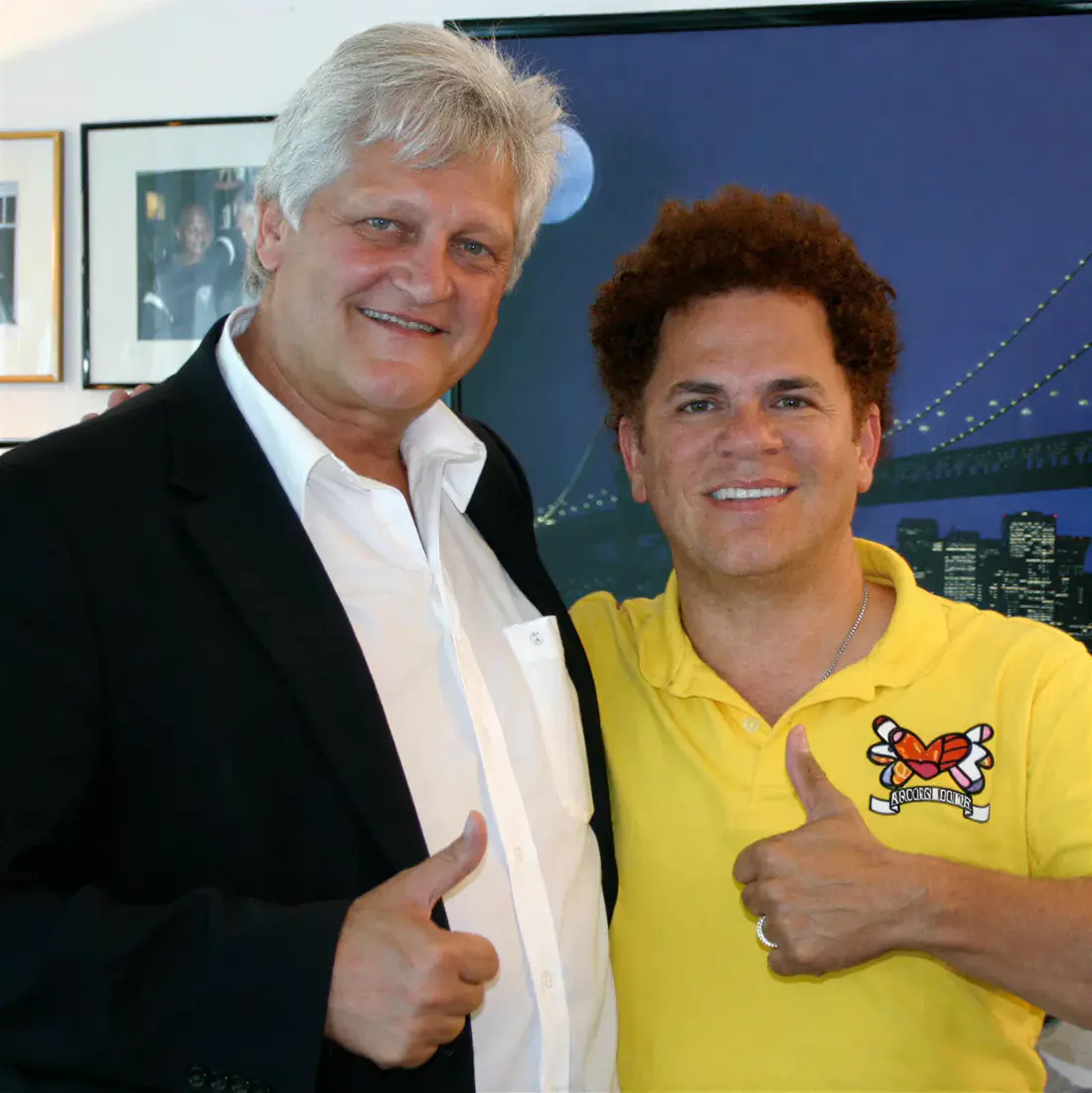 Romero Britto with Dieter Wiesner