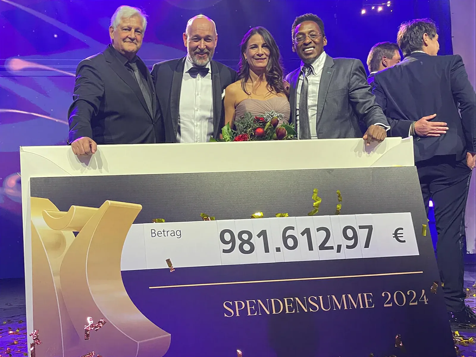 Dieter Wiesner at a Kinderlachen e.V. benefit event
