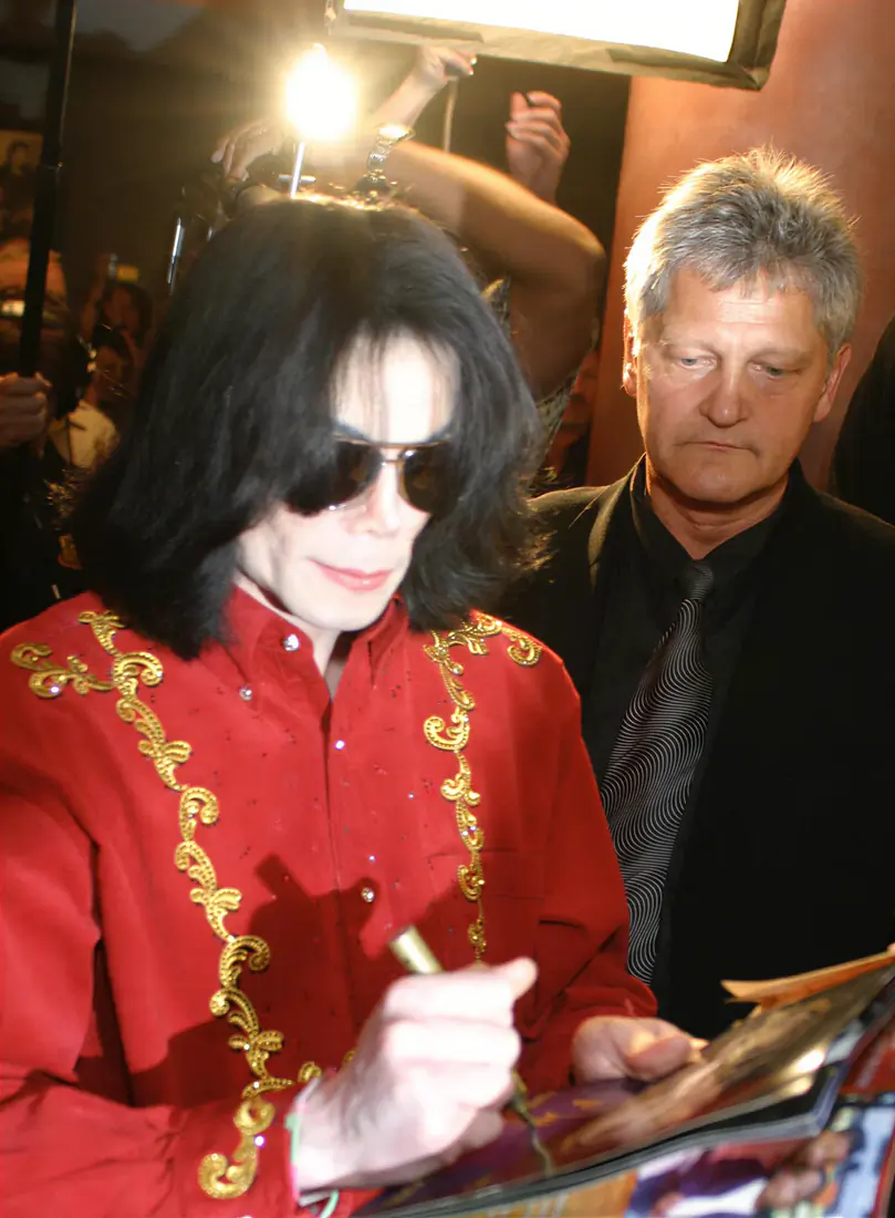 Michael Jackson and Dieter Wiesner